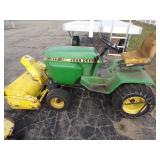 317 John Deere Tractor width 46" Mower and 46" Snowblower Hard Side Cab