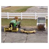 317 John Deere Tractor width 46" Mower and 46" Snowblower Hard Side Cab