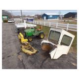 317 John Deere Tractor width 46" Mower and 46" Snowblower Hard Side Cab