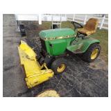 317 John Deere Tractor width 46" Mower and 46" Snowblower Hard Side Cab