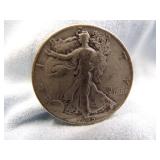 1945 Walking Liberty Half Dollar Coin 90% Silver