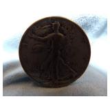 1945 Walking Liberty Half Dollar Coin 90% Silver