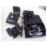 Pair of Binoculars, Hair Trimmer