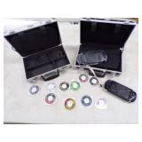 PSP with Games and 2 Hard side Cases with power cord