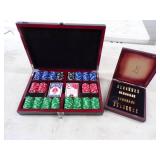 Poker set and Chess Set in Cases