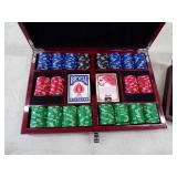 Poker set and Chess Set in Cases