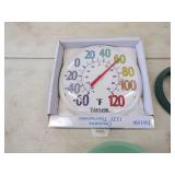 Thermometer, Sprinklers, Camping Table