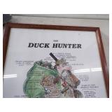 Hunting Artwork, Goose Decoys and Bison 2011 National Champions Sign
