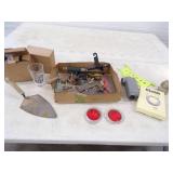 Beer Glasses, Reflectors, Tools, Plumbing parts