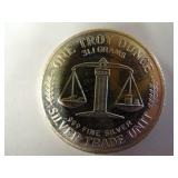 One Ounce Silver .999 Fine Silver