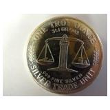 One Ounce Silver .999 Fine Silver