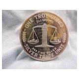 One Ounce Silver .999 Fine Silver