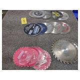 Assorted Saw Blades, 6"-9"...
