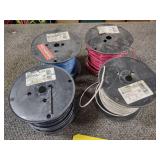 (4) Rolls 12 ga. Solid Copper Wire...