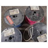 (4) Rolls 12 ga. Solid Copper Wire...