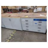 (2) Cabinets, Common Top, 96x23...