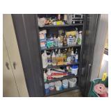 Two Door Cabinet with Contents...