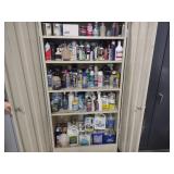 Two Door Cabinet with Contents...