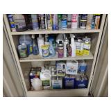 Two Door Cabinet with Contents...