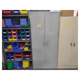 Two Door Cabinet with Contents...