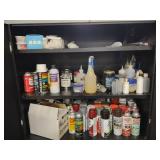 Two Door Cabinet with Contents...