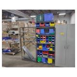 (2) Shelf Units with Poly Bins...