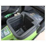 GREENWORKS DIGIPRO CHAINSAW / BATTERY AND CHARGER