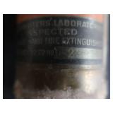 ANTIQUE 1920 BRASS FYR-FYTER FIRE EXTINGUISHER