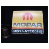 VINTAGE METAL MOPAR SIGN / VINTAGE BRASS BLOTORCH