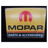 VINTAGE METAL MOPAR SIGN / VINTAGE BRASS BLOTORCH