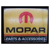 VINTAGE METAL MOPAR SIGN / VINTAGE BRASS BLOTORCH