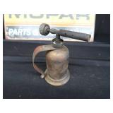 VINTAGE METAL MOPAR SIGN / VINTAGE BRASS BLOTORCH