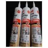 3 NEW RED FIRE BARRIER SEALANTS