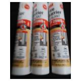 3 NEW RED FIRE BARRIER SEALANTS