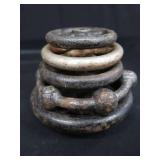 LOT OF VINTAGE CAST IRON VALVE HANDLES