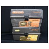2 FLAMBEAU SHOT GUN SHELL BOXES PLUS