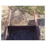 ANTIQUE HORSE DRAWN DIRT SCOOP