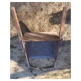 ANTIQUE HORSE DRAWN DIRT SCOOP