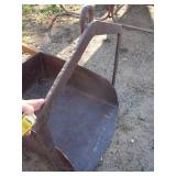 ANTIQUE HORSE DRAWN DIRT SCOOP