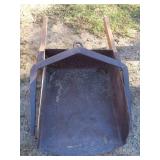 ANTIQUE HORSE DRAWN DIRT SCOOP