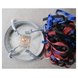 RATCHET STRAPS AND CHRISTMAS TREE STAND