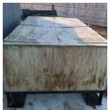 OLD TRAPPERS HUGE ENCLOSED SLED