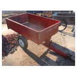 RED HAND HAULER GARDEN TRAILER