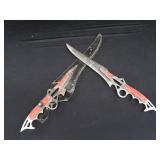 2 MATCHING KNIVES
