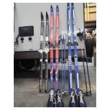 3 SETS OF JUNIOR CROSSCOUNTRY SKIS