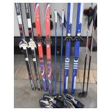 3 SETS OF JUNIOR CROSSCOUNTRY SKIS