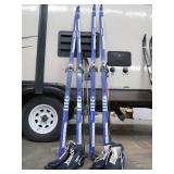 2 SETS ADULT CROSS COUNTRY SKIS