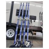 2 SETS ADULT CROSS COUNTRY SKIS