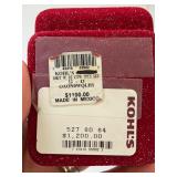 10K Gold Diamond Necklace and Earrings Set in Gift Box