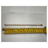 Diamond Accent Bracelet 18kt Gold Over Sterling Silver 7.5in